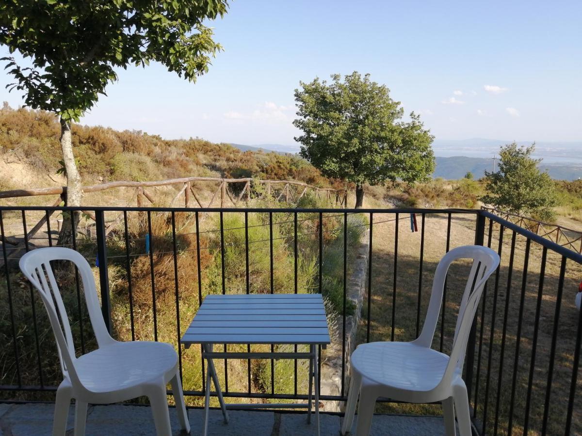 La Casa Gialla Belvedere Cortona Buitenkant foto
