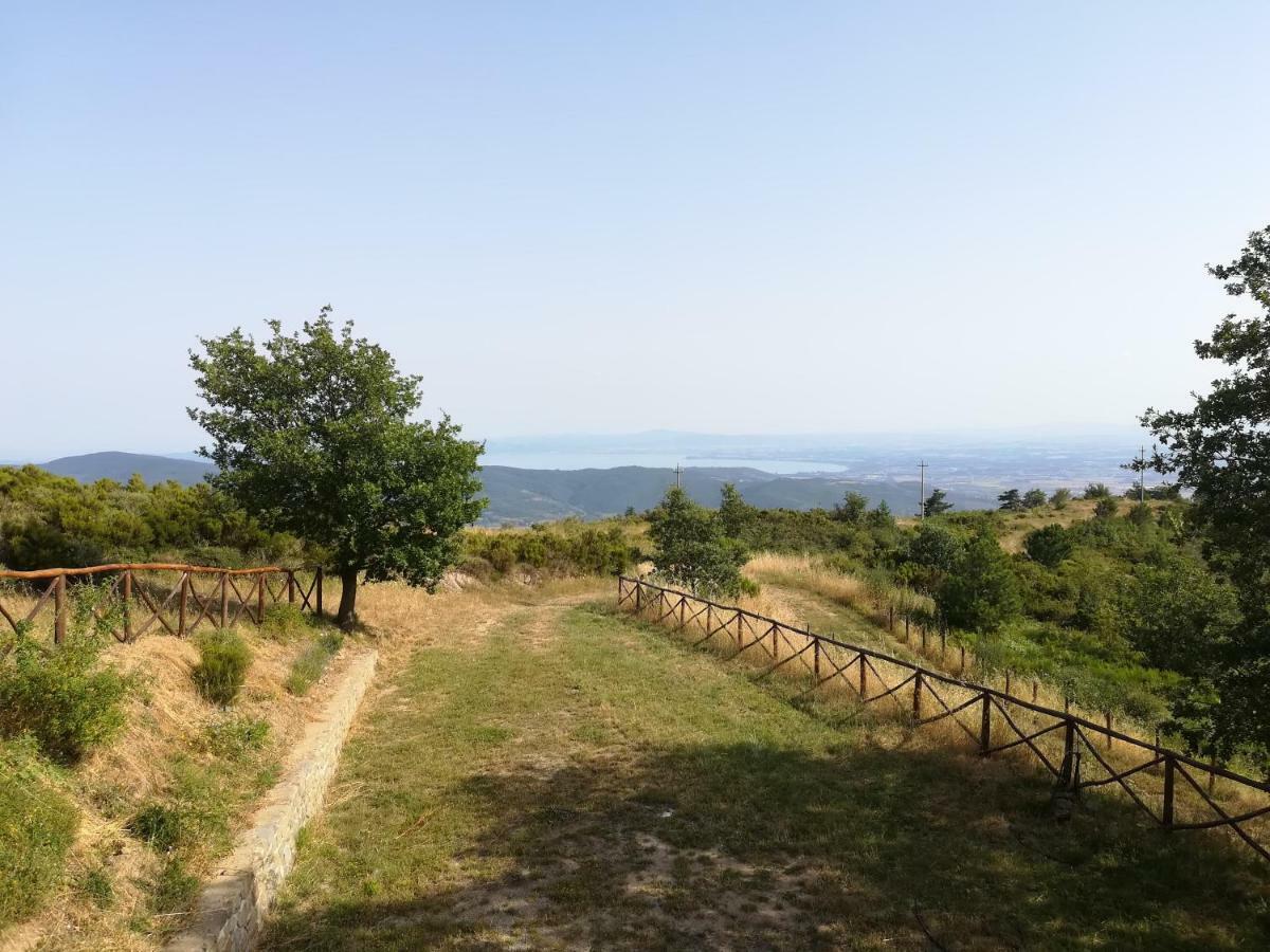 La Casa Gialla Belvedere Cortona Buitenkant foto